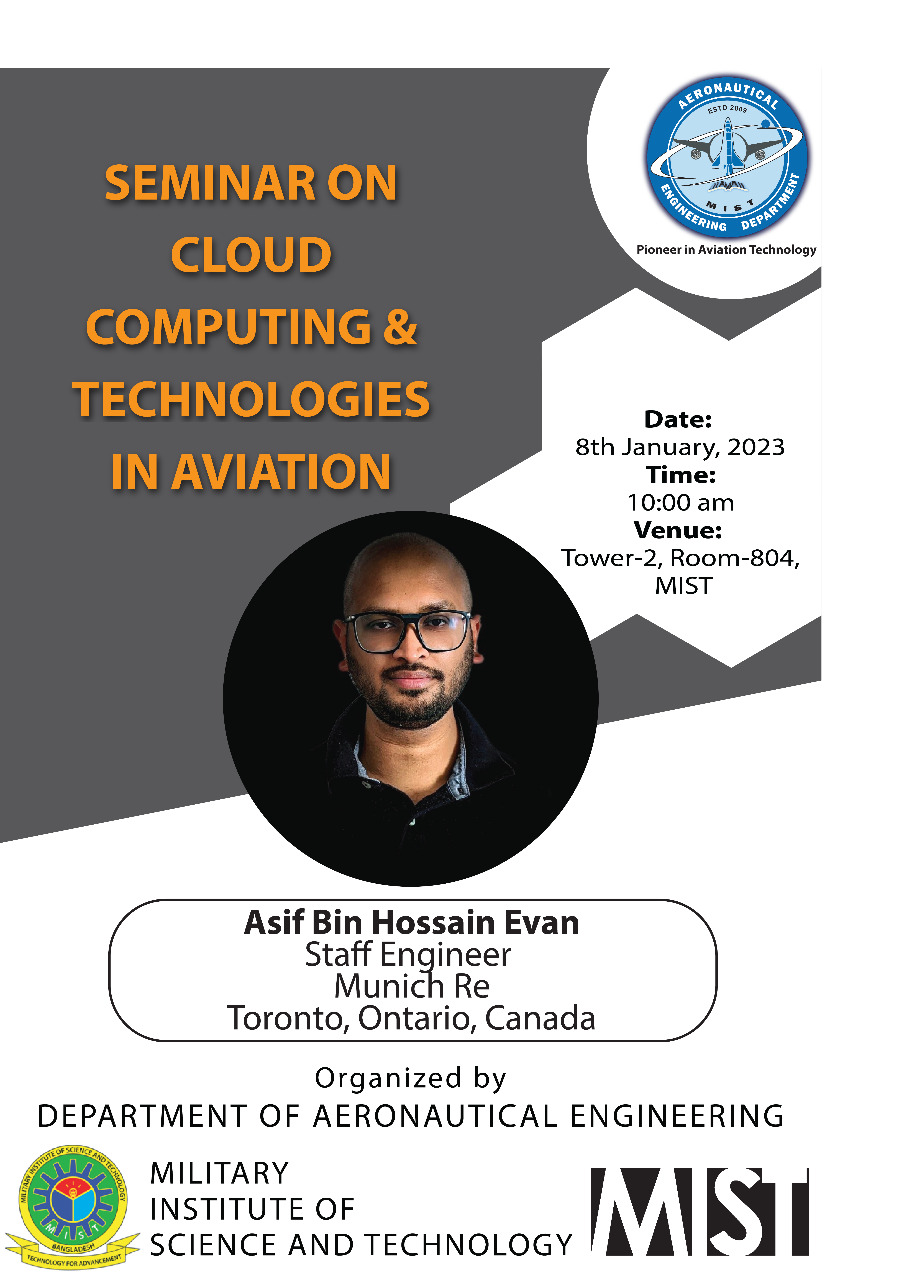 Seminar on "Cloud Computing & Technologies in Aviation"